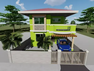 GREEN HOUSE 3D model