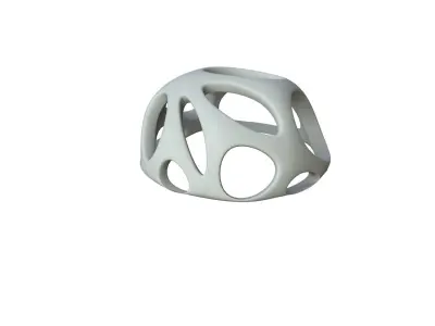 SciFi Cube Object No 52185 Low Poly Shape Low-poly 3D model
