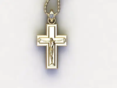 Jesus Christ Pendant  3D print model