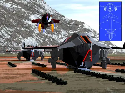 PG War Raven Transport 3D model