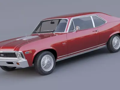 1969 Chevrolet Nova SS 396 3D model