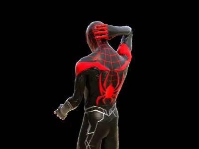spider man miles morels 3D model