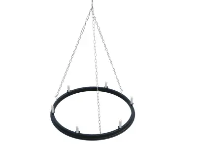 Chandelier hanging candle holder 3D model