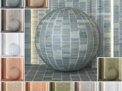 4K Equipe Raku Ceramics Tile Textures  - 12 Colors - Premium  Texture