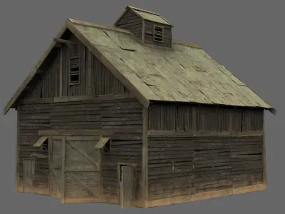 Barn 02 3D model