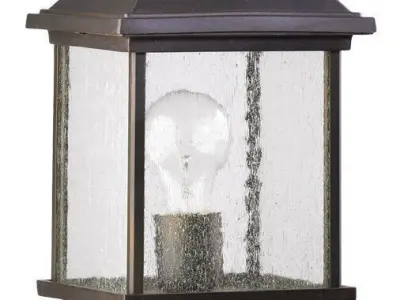 Hampstead -Light Hardwired Lantern Head - 2 Colour 3D model