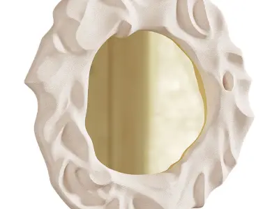Sandstone pavlova mirror 3D model