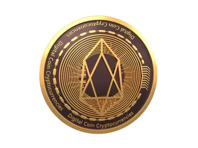 EOS Coin v2 001 3D model