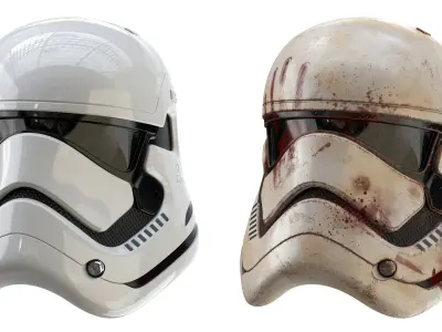 Star Wars Stormtrooper Helmet 3D model