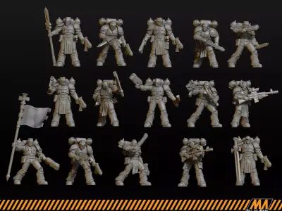 Templars 3D print model