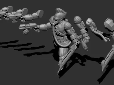 Cyberzerkers - Thrashers 3D print model