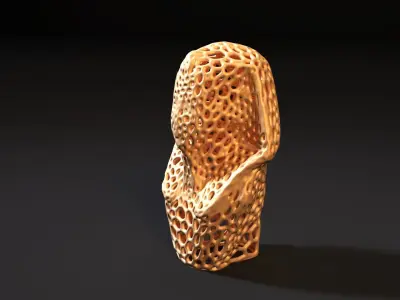 Egyptian Statue 3D Scan 3D print model