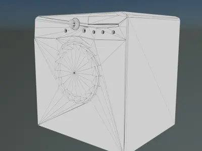 Dryer washing machine 3D model
