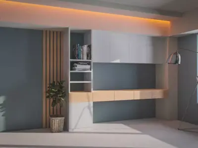 Study Nook Free 3D model