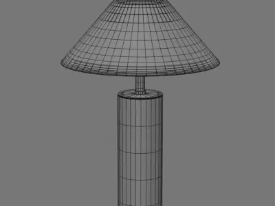 Adelaide Marble Table Lamp 3d Models 3D model