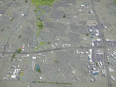 Round Rock  Low-poly 3D model