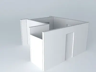 liorkut house with door Free 3D model