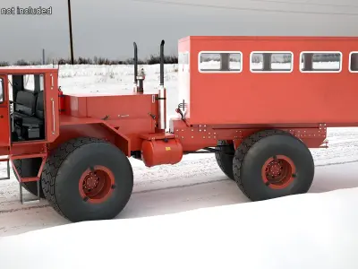  Antarctica Delta Vehicle Rigged 