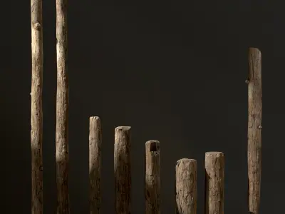  Old Wooden planks poles and beams 26 pieces 