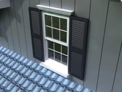 House Vray Scanline 3D model