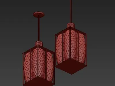 Stained glass ceiling 3D model purchase