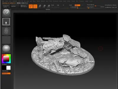 EPIC - ARMAGEDDON titans graveyard set 1 3D print model
