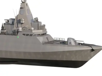EUROPEAN NAVY ADVANCED CORVETTE 3D model