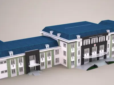 Hospital 01 3D model