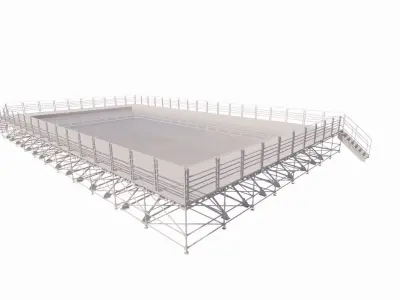 Swimming pool 3D model 18