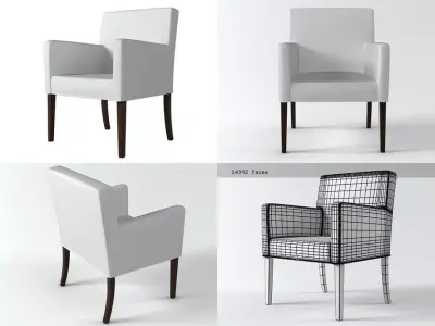 Chaise London 3D model