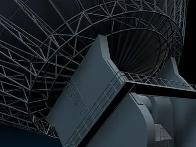 Antenna satellite 3D model