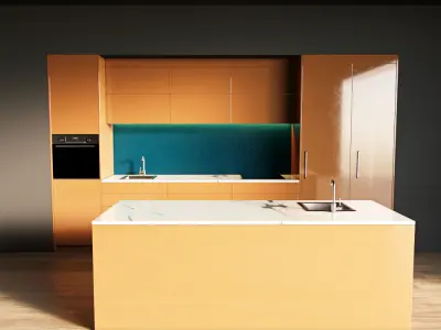 101-Kitchen5 glossy 9 3D model