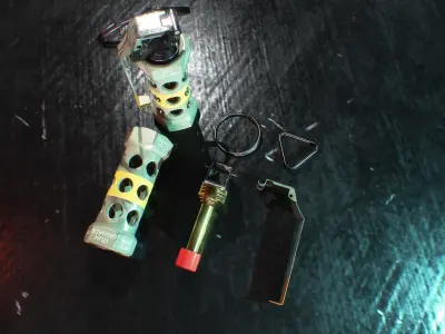 Stun Grenade Low-poly 3D model