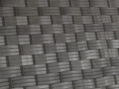 Dark Woven Bamboo Wicker PBR Seamless Texture