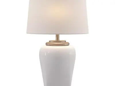Jemma Ceramic Table Lamp INK IVY 3D model