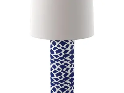 Zigler Ceramic Table Lamp Free 3D model