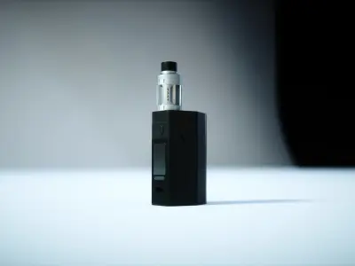 Electronic Cigarette and Vape 3D model 3D model