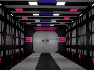 Sci Fi Tunnel  3D model