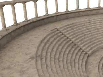 Ancient Amphitheater 3D model