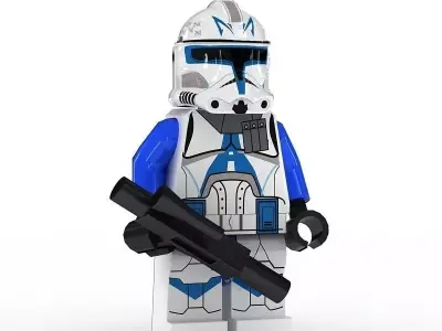 LEGO Minfigure Clone Trooper Rex 3D model