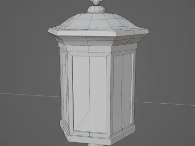 Lantern 3D model 4