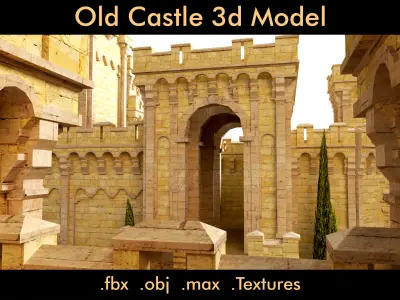 Old Castle- 3d Model