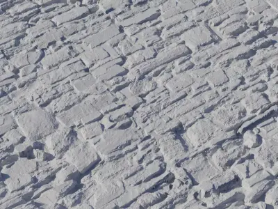 Medieval Rubble Stone Wall PBR Texture Texture