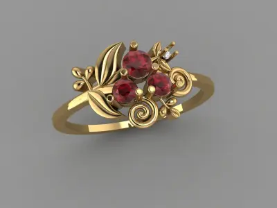 Finger Ring Collection Valentine 3D print model