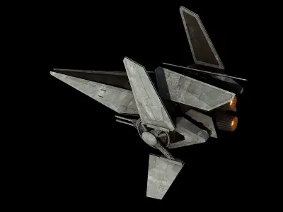 V-wing starfighter  - Star Wars 3D model