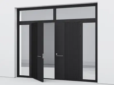 Aluminium door 113 3D model