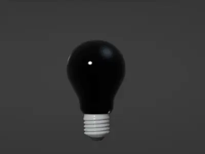 Light Bulb Tungsten Light Bulb Vintage 3D model