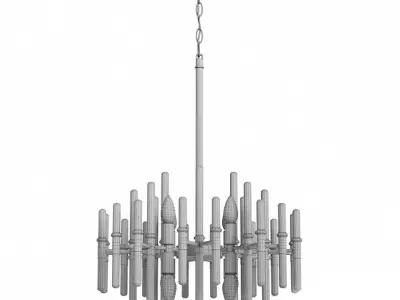 odeon light stika Low-poly 3D model