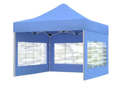 Express tent 3x3 m Low-poly 3D model
