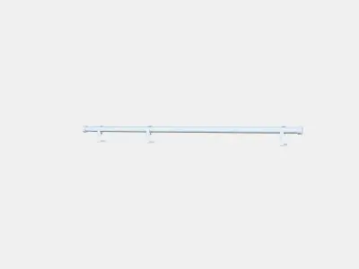 BEKRAFTA Curtain rod set 1 Low-poly 3D model